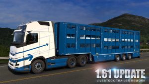 ETS2 1.61 Update: Complete Livestock Trailer Rework Brings Realistic European Design to Virtual Roads